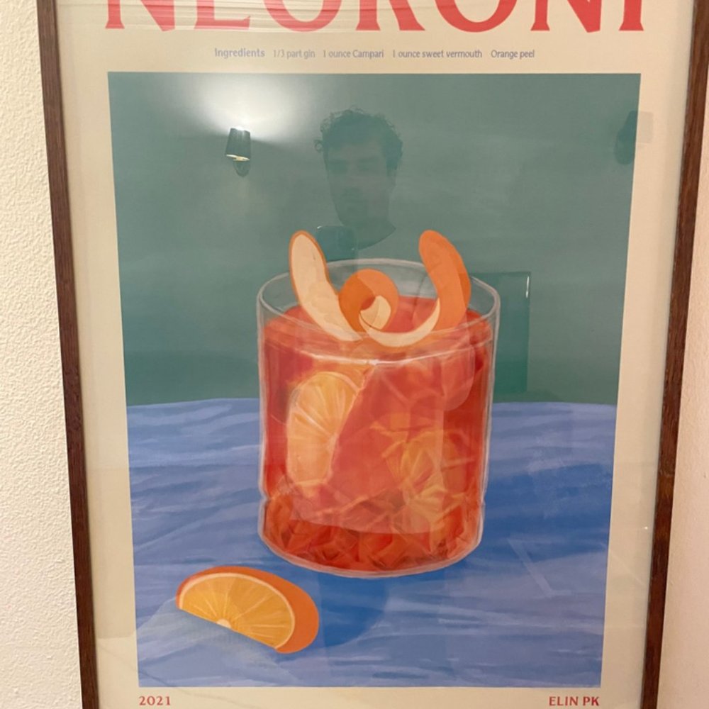Vintage Negroni poster